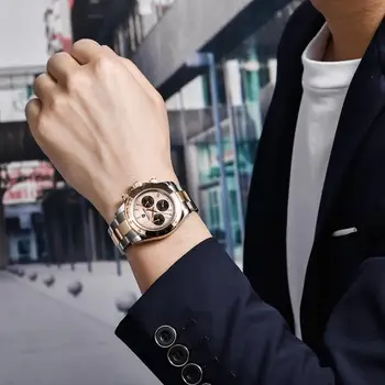 2020 PAGANI Design vrh luksuzne blagovne znamke moške ure poslovni šport zlato ročno uro moških novo nerjavečega jekla nepremočljiva kronograf