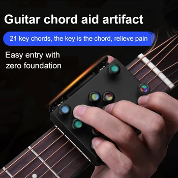 21 Guitar Chords Lekcijo Začetnik Poučevanja Pomoči Sistema Učenja Kitare Trener Praksi, Akustične Kitare Dodatki