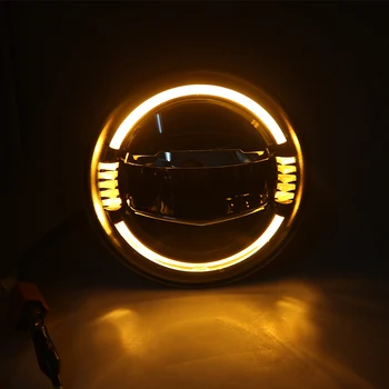 2pcs 7 Palčni Led Vožnja Svetlobe 50 W LED Avtomobilski Žarometi Kit Auto za Jeep Led Glavo Svetilke Žarnice Kratki &
