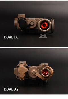 2pcs/set Ir IR Filter Za Taktično DBAL D2 Laser Svetilka DBA A2 INFRARDEČO Lasersko Svetlobo Črno Steklo Objektiva Viden Pogled Cut-Off