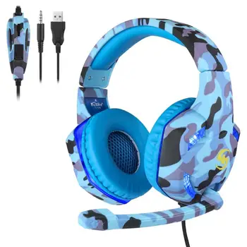 3,5 mm K17 Gaming Slušalke MIKROFON LED Slušalke Za PC, Laptop PS4 Pro Xbox En S 360 Profesionalne Gaming Slušalke