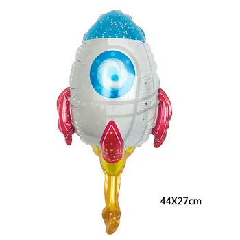50pcs Mini ballon Prostor Astronavt Letalo, Raketa, Balon, Poroka, rojstni dan Dekoracijo otroci Baby Tuš trebušaste Globos