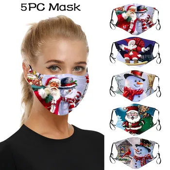 5pcs Božič Masko Tiskanja Usta Maske za Zaščito Masko Stroj Držalo Masko mascarilla tela
