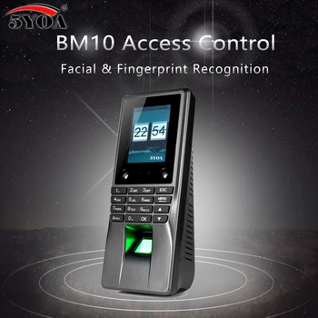 5YOA BM10 Biometričnih Obraza Obraz, prstni odtis za Nadzor Dostopa do WIFI Času Obiskovanja Pralni Električni Senzor Kode Sistema, Zaklepanje Vrat