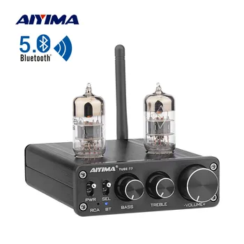 AIYIMA 6N3 Cev Oja HiFi Stereo pre-amp Bluetooth 5.0 Preamplifier Vakuumske Žolč Visoki, Nizki Ton Nadzor HD Kakovost Zvoka