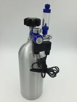 Akvarij krajine rezervoar za vodo ogljikovega dioksida redukcijskim ventilom CO2 elektromagnetni merilnik Brivnik ventil Counter merilnik