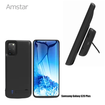 Amstar TPU Shockproof Polnilnik Primerih za Samsung S20 Ultra Zunanjega Napajanja, Banka Polnjenje Pokrovček za Samsung Galaxy S20 Plus