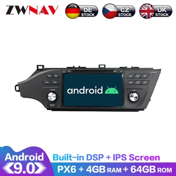 Android 9 Zaslon IPS PX6 DSP Za TOYOTA Avalon 2016 2017 Avto DVD Predvajalnik, GPS Multimedijski Predvajalnik, Radio Audio Stereo Vodja Enote