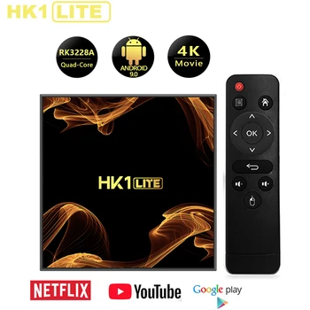 Android TV Box HK1 Lite Android 9.0 RK3228A Quad Core Smart Box 16GB 2GB 4K Netflix Google Media Player Set-top Box pk H96 Max