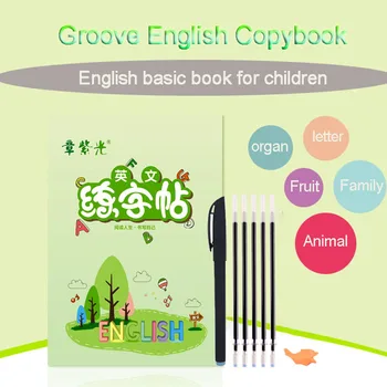 Angleški Pisanja Za Kaligrafijo Knjige Za Otroke Besedo otroška Knjiga Rokopis Otrok, pisanje, Učenje angleščine Praksa Knjige