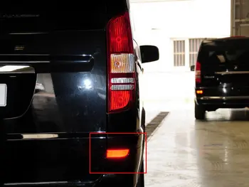 ANGRONG Zadnji Odbijač Reflektor LED Rep Stop Zavorna Luč Za Mercedes W639 V-Razred Vito Viano