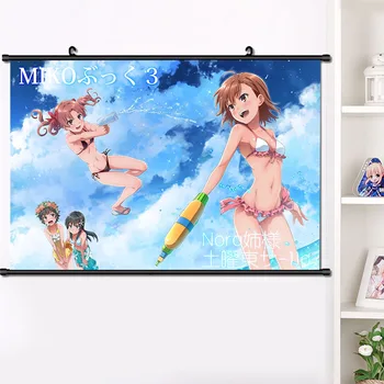 Anime Določene Magične Indeks Misaka Mikoto Steno, se Pomaknite Plakat Manga Steni Visi Plakat, Moda Doma Dekoracijo 40*60 cm