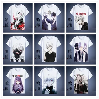 Anime Tokyo Ghoul T-Shirt Oblačila Vrhnja Odraslih Childs Priložnostne fashion Majica Kratek Rokav Vrhovi tshirt