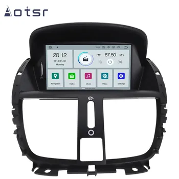 AOTSR 7 inch Android 10 IPS GPS Navigacijo, avtoradio, Predvajalnik Za Peugeot 207 2007-Multimedijski Predvajalnik, Vodja Enote magnetofon