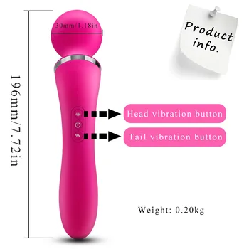 AV Palico Vibrator za Ženski USB Polnilne G-spot Vibrator Vibratorji Klitoris Stimulatorjev Telo MassagerS Adult Sex Igrače za Ženske