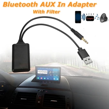 Avto Brezžična tehnologija Bluetooth Modul Glasbe Adapter Pomožne Sprejemnik Aux o Usb 3,5 Mm Vtičnica Za Bmw E90 E91 E92 E93