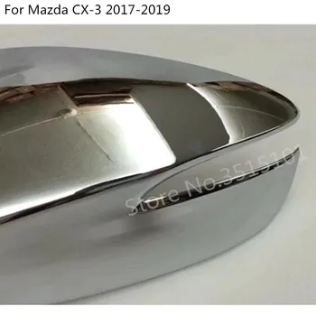 Avto Dekoracijo Nazaj, Pogled od Zadaj Rearview Strani Vrat Ogledalo Palico Trim Okvir Pribor Za Mazda CX-3 CX3 2017 2018 2019 2020