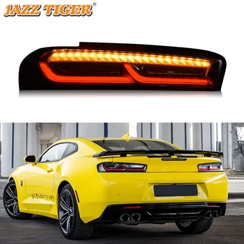 Avto LED Rep Svetlobe Luč Za Chevrolet Camaro 2016 2017 2018 Zadaj Teče Light + Zavora Lučka + Dinamično Vključite Opozorilne Luči