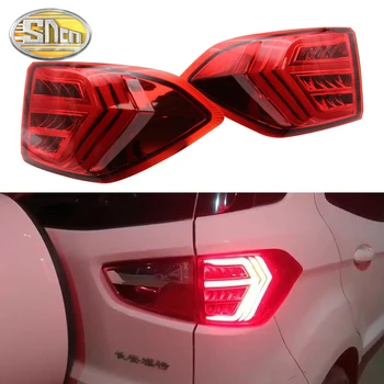 Avto LED Rep Svetlobe Luč Za Ford Ecosport 2013 - 2019 LED Zadnje Teče Light + Zavorna Luč + Dinamično Obrnite Signalna luč