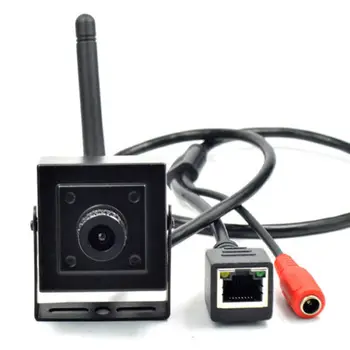 Brezžični 720P WiFi Neto P2P IP CCTV Kamere Varnosti Onvif MINI RTSP 6 MM, HD objektiv