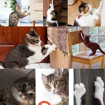 Cat Mačka Igrače Scratcher Pohištvo Zaščititi Brušenje Nevihte Igrače Naravna Sisal Mucek Nič Pad KittenClaws Nego Rascador Gato