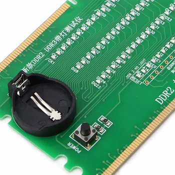 DDR2 in DDR3 2 v 1 osvetljeni Tester s Svetlobo, za Desktop Motherboard Integrirana Vezja Whosale&Dropship