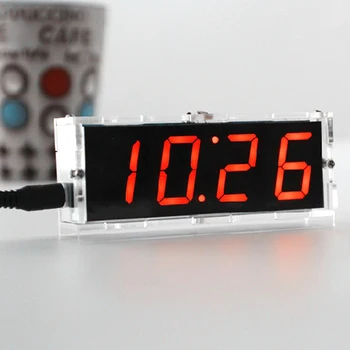 DIY Elektronskih Alarm Kit Komplet za Izdelavo 51 Single-chip Mikroračunalniška Svetlobe-nadzor LED Digitalni Prikaz timer