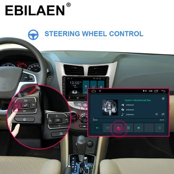 EBILAEN Android 9.0 avtoradio, Predvajalnik Za Hyundai Solaris Naglas Verna 2Din Avto Autoradio GPS Navigacijo Video Audio