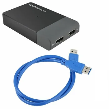 Ezcap 261M Usb 3.0 Video Hd Zajem kartico 4K 1080P USB3.0 UVC z vhod za mikrofon Podporo 4K30fps vhod