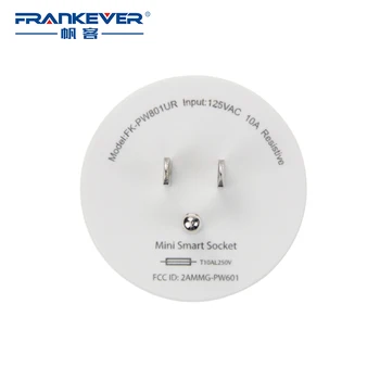 FrankEver Smart plug NAS Mini Pametno Vtičnico 10A Wifi Plug Časovni Vklop Glasovnega Nadzora Delo z Alexa Google Pomočnik Pametni Dom