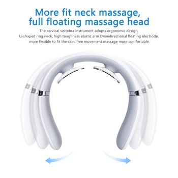 GENPIBEAR Pametna Električna Vratu Massager Ramenski Telo Massager Nizke Frekvence Terapije z Magnetnim Pulznim Lajšanje Bolečin Orodje za Zdravstveno Varstvo