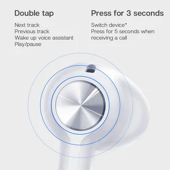 Globalna Različica OnePlus Brsti TWS Brezžična tehnologija Bluetooth 5.0 Slušalke Okoljske Šumov za Oneplus 7 Pro 7t 8 Pro Nord