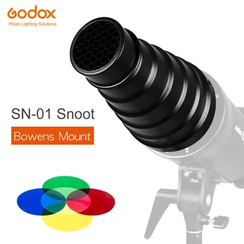 GODOX SN-01 Bowens Gori velika Snoot Poklicne Studio Pribor za svetilke