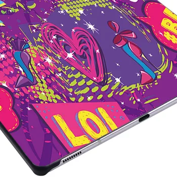 Grafiti Umetnost Vzorec Majhen Tableta Kritje velja za Samsung Galaxy Tab Je 9,7