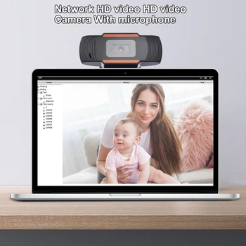 HD Spletna Kamera ločljivosti 1080p 45 Stopinj Vrtljiv USB Kamera Video Snemanje, Spletna Kamera Z Mikrofonom Za PC Računalnik