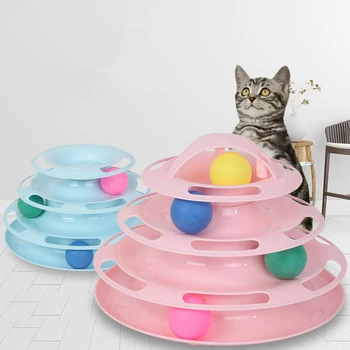 Hišnih Mačk Igrače Stolp Skladbe Disk Mačka Inteligence Zabaviščni disk Predvajati Skladbo Mačka Igrače Žogo Usposabljanje Zabaviščni Ploščo