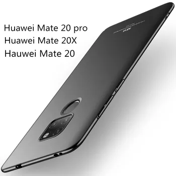 Huawei mate 20 lite Primeru MSVII Slim PC Mat Motnega, celotno zaščitno ohišje za huawei mate 20 pro cover mate 20X 20 X telefon primerih