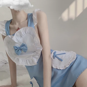 Japonska Šolarka Kostum Čipke Pajama Malo Kuhamo Zapeljevanja Zasebnih Perilo Costplay Nočni Klub, Devica Lolita Seksi Perilo