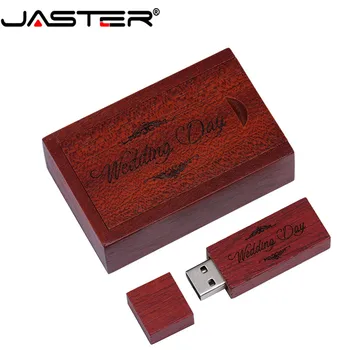 JASTER USB 2.0 javor leseni usb +darilo box usb flash drive pendrive 4GB 8GB 16GB 32GB 64GB ( brez logotipa) poročna darila