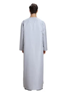 Jubba Thobe Za Moške Arabski Dubaj Bombaž Mens Formalno Thobes Dolgo Muslimanskih Haljo Oblačila Islamske Savdska Arabski Tam Kaftan Molitev Moški Obrabe