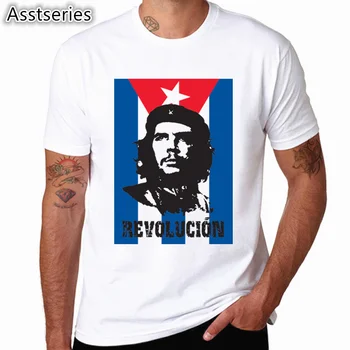 Kuba Rip Komunistične Che moška T-shirt Moda Priložnostne O-vratu Moški Majica s kratkimi rokavi Poletje Cool Kratek Rokav Obleka