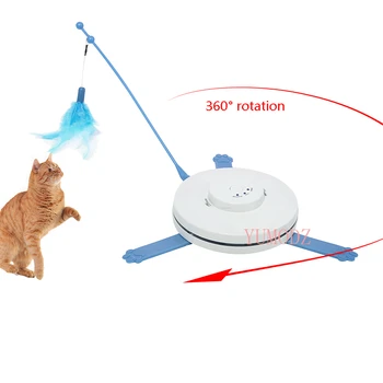 Mačka teaser self-visoko pero Britanski Shorthair premog kopati mačka igrače, električni timing samodejno mačka dražila pripomoček hišne potrebščine