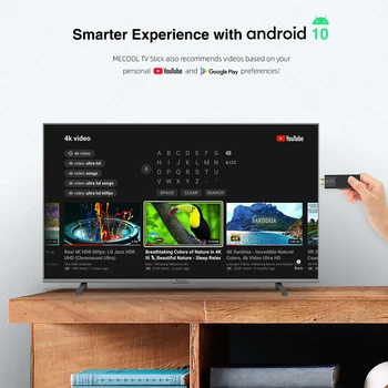 Mecool TV Palico Android 10.0 Amlogic S905Y2 TV Box Android 10 KD1 2G 16G Googlovi Certificirani 1080P H. 265 4K 60pfs 2.4 G&5G Wifi, BT