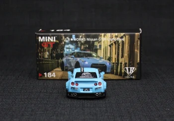 MINI GT 1/64 NISSANs GTR R35 LB 1. vrsta Zadaj Krilo Zbirka vlivanju simulacije zlitine model avtomobila igrače