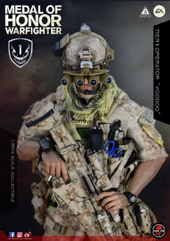 Na Zalogi 1/6 Obseg Moški Vojak Slika SS106 Medaljo Časti Navy SEAL Stopnje, En Operater Voodo Akcijska Figura Model za Ljubitelje Darila