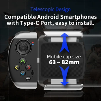 Najnovejši Eno Roko Gamepad Krmilnika Za PUBG Krmilnik za Igre Joypad Fizično Neposredno Povezavo Palčko Podporo Android Telefon