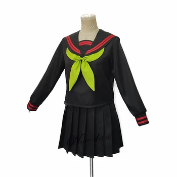 Novi Anime Demon Slayer Kimetsu ne Yaiba Cosplay Kostum Kamado Nezuko Makomo Japonskih Šolskih Uniformah Mornar Obleka Ženske Obleke