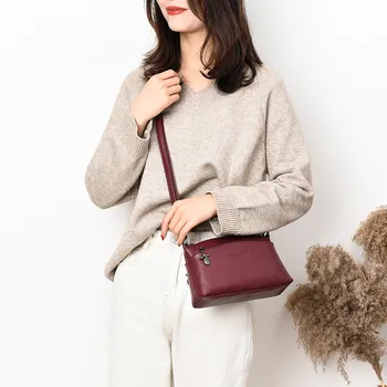 Novo 6 barv PU ladys torbici Messenger bag 2019 Modna torba za ženske usnje vreča luksuzne blagovne Znamke ženske crossbody vrečke