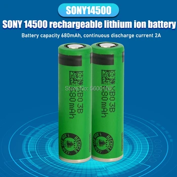 Original Sony 14500 680mah US14500VR2 14500 baterija za elektronsko zobno ščetko fotoaparati, kamere, Brivnik medicinske naprave,