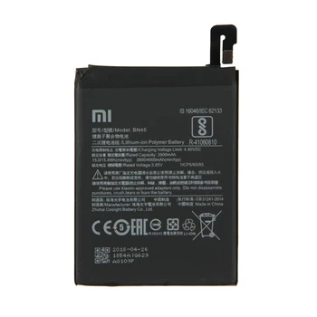 Original Xiaomi BN45 Telefon baterija Za Xiaomi Mi note2 Redmi Opomba 5 Note5 4000 mah